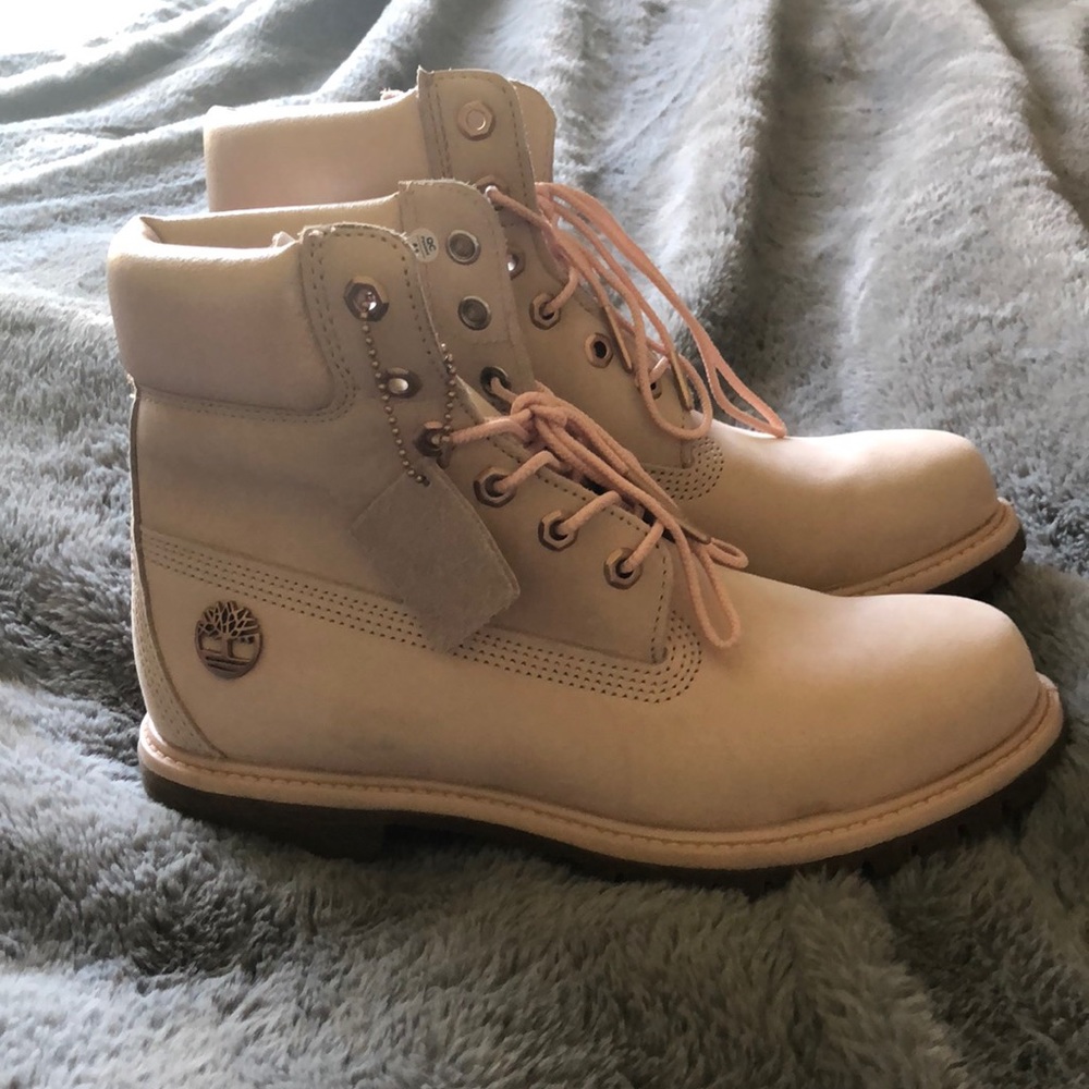 Rose gold timberlands